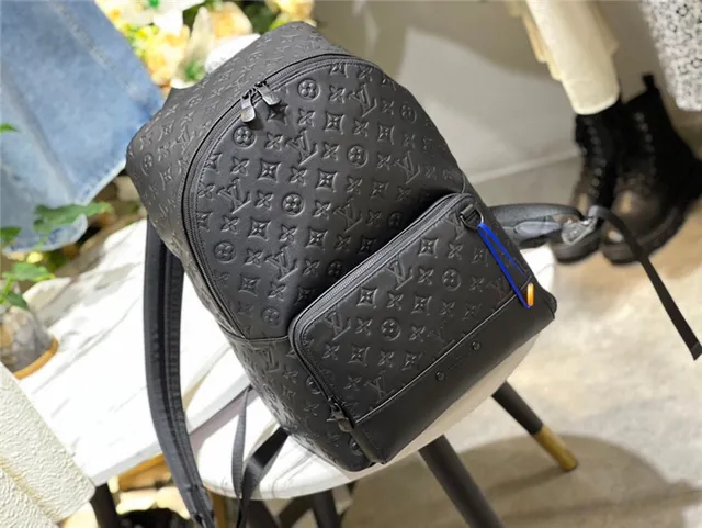 Louis Vuitton Explorer Black Embossed Monogram Casual Backpack 9