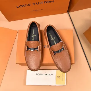 Louis Vuitton Horsebit 1955 Tan 粒面皮革乐福鞋