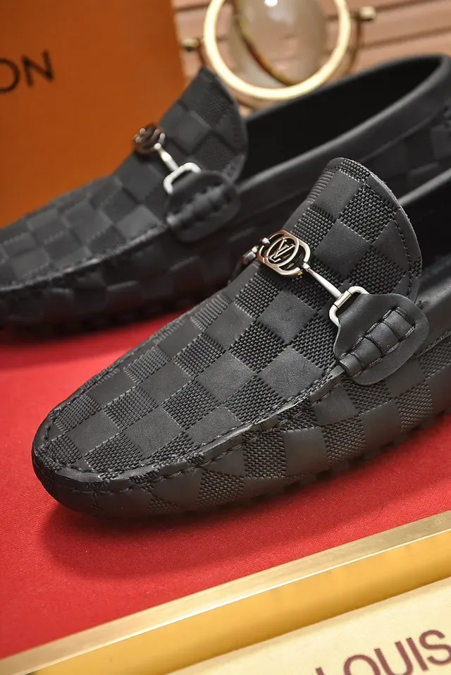 Louis Vuitton Horsebit Loafer Black Quilted Monogram Canvas Loafers 2