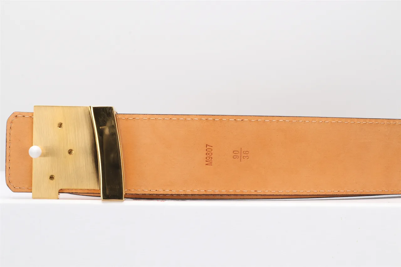 Louis Vuitton LV Belt Damier Ebène Brown Canvas Leather Belt 5
