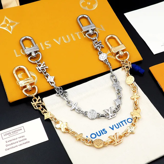 Louis Vuitton LV Chain Monogram Flower Star Bracelet 8