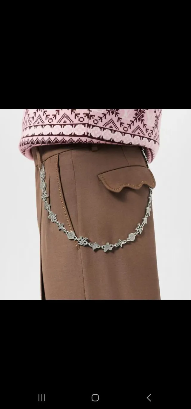 Louis Vuitton LV Chain Monogram Flower Star Bracelet 12