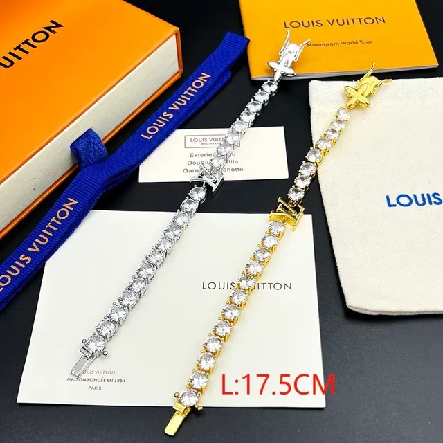 Louis Vuitton LV Crystals Crystal-Encrusted Monogram Bracelet 3