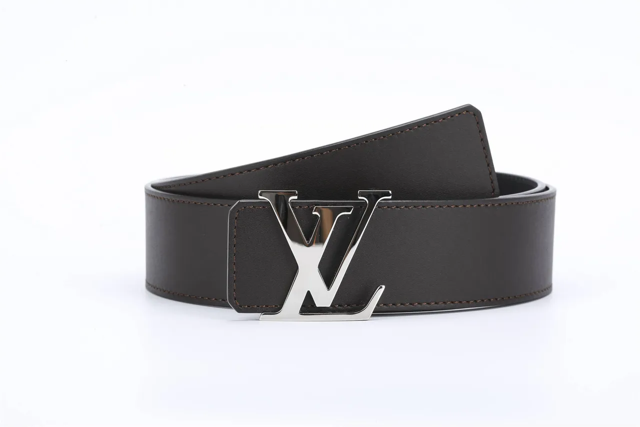 Louis Vuitton LV Initiales Black Leather Belt 4