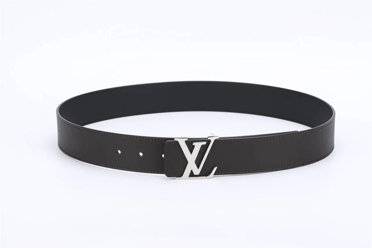 Louis Vuitton LV Initiales Black Leather Belt 6