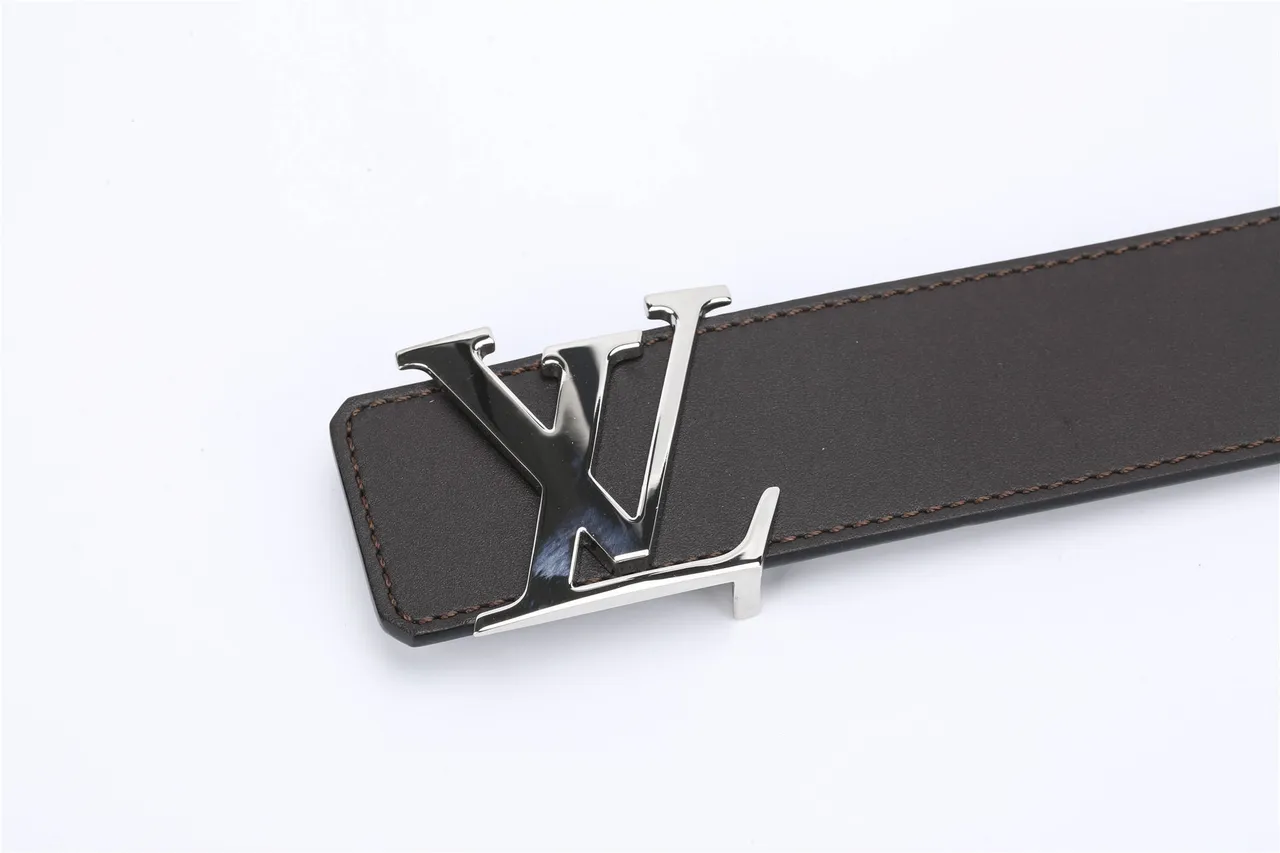 Louis Vuitton LV Initiales Black Leather Belt 9
