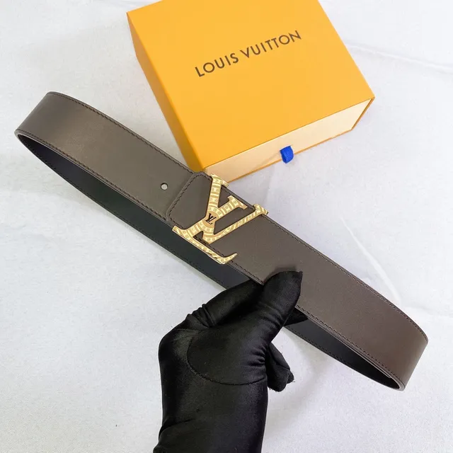 Louis Vuitton LV Initiales Brown Leather Belt 2