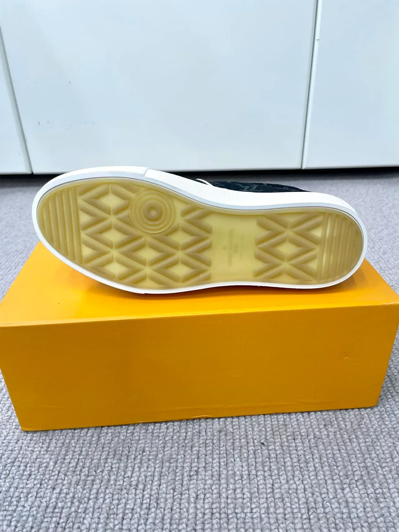 Louis Vuitton LV Trainer Black White Slip-On Monogram Canvas Lifestyle Sneakers 2