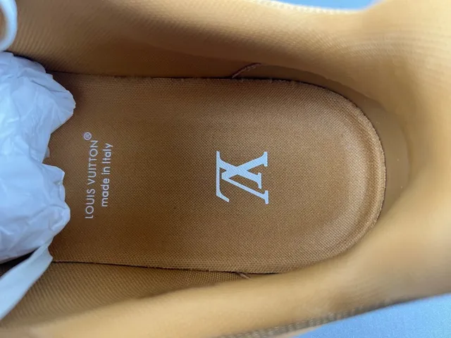 Louis Vuitton LV Trainer Brown Beige Suede And Leather Upper Chunky Platform Sole Lifestyle Sneakers 7
