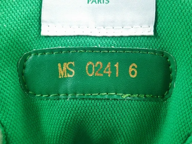Louis Vuitton LV Trainer Green White Baskets Lifestyle Basses Avec Dessus En Maille Et Tissu Textil En Stratification 17