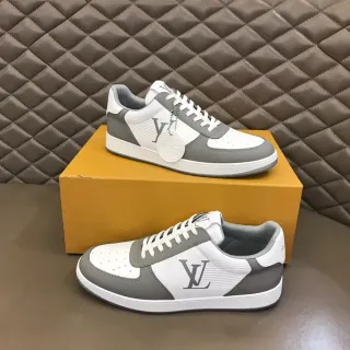 Louis Vuitton LV Trainer Tênis lifestyle brancos e cinza