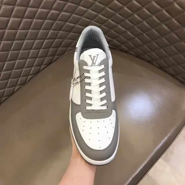 Louis Vuitton LV Trainer White and Gray Lifestyle Sneakers 4