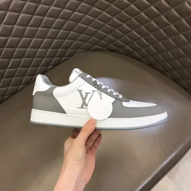 Louis Vuitton LV Trainer White and Gray Lifestyle Sneakers 6