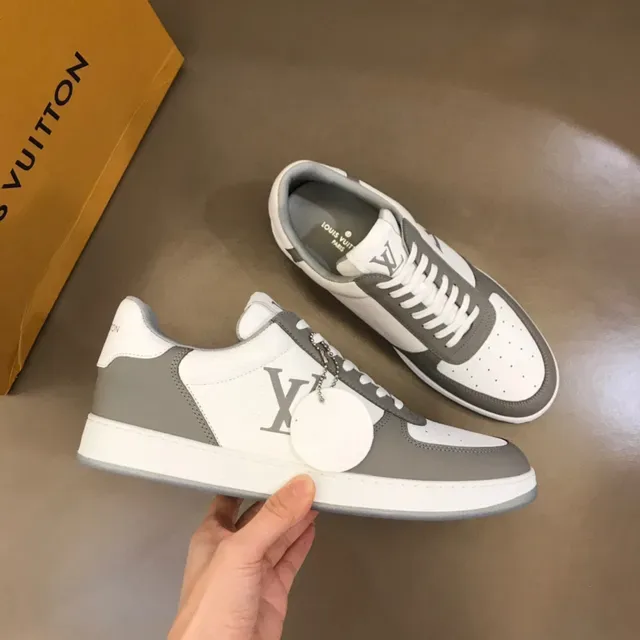Louis Vuitton LV Trainer White and Gray Lifestyle Sneakers 7