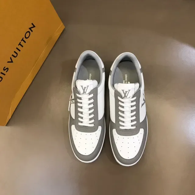 Louis Vuitton LV Trainer White and Gray Lifestyle Sneakers 9