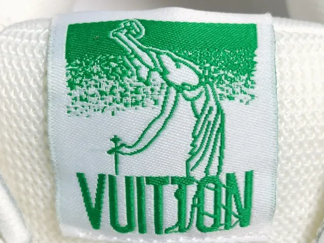 Louis Vuitton LV Trainer White and Green Lifestyle Sneakers 5