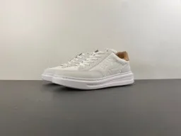 Louis Vuitton LV Trainer White Beige Monogram-Embossed Leather Platform Sole Lifestyle Sneakers 10
