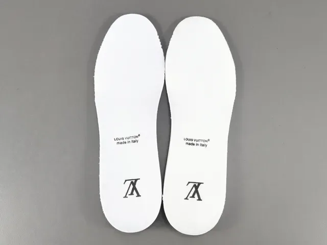 Louis Vuitton LV Trainer Yellow White Layered Midsole Monogram-Embossed Leather Lifestyle Sneakers 3