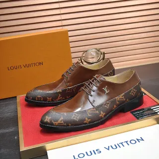Louis Vuitton Monogram Canvas Cap Toe Oxford Shoes