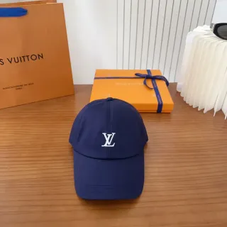 Louis Vuitton Monogram Embroidered Navy Baseball Cap