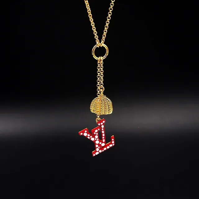 Louis Vuitton Monogram Enamel and Gold Shell Charm Necklaces 6