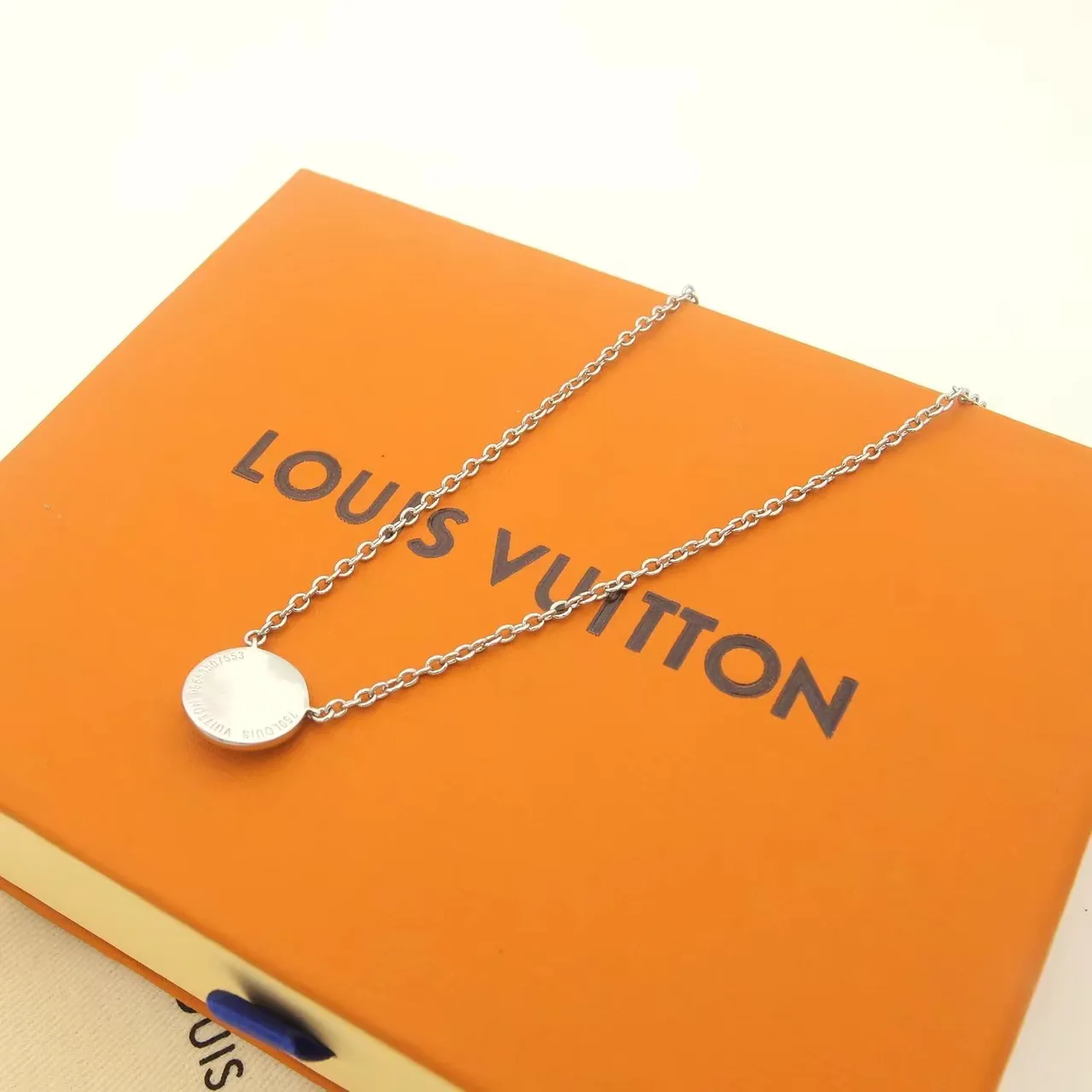 Louis Vuitton Monogram Flower and LV Star Pavé Pendant Necklaces 4
