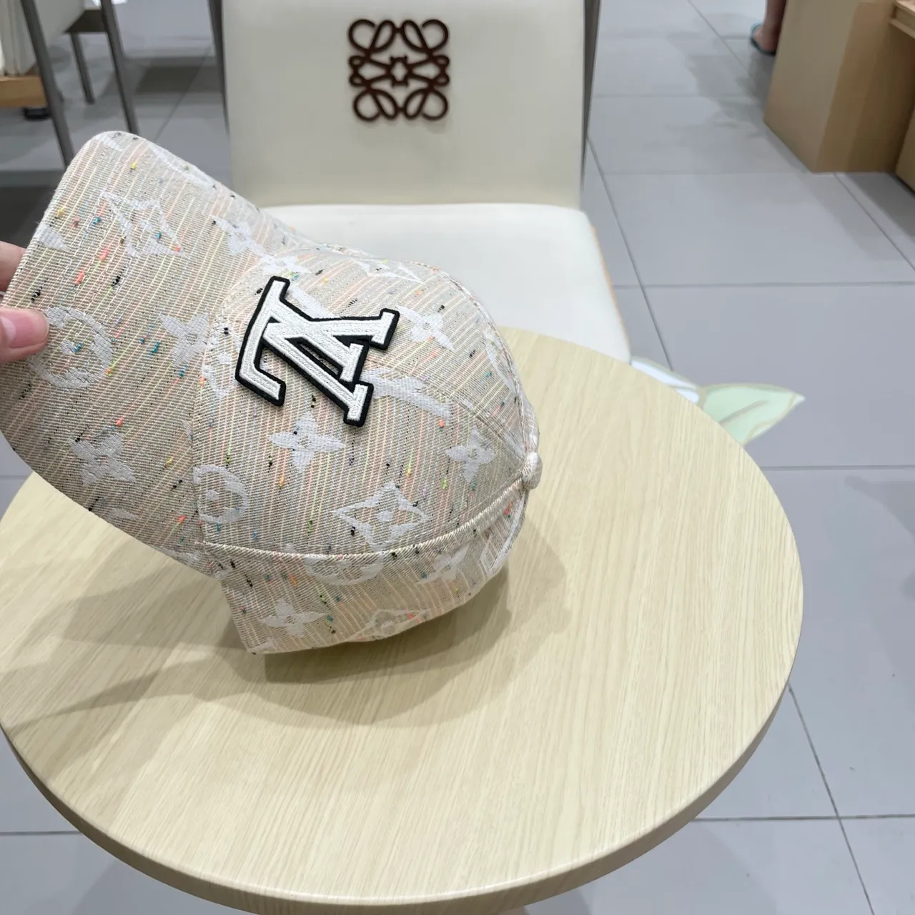 Louis Vuitton Monogram Jacquard Confetti Speckle बेसबॉल कैप 4