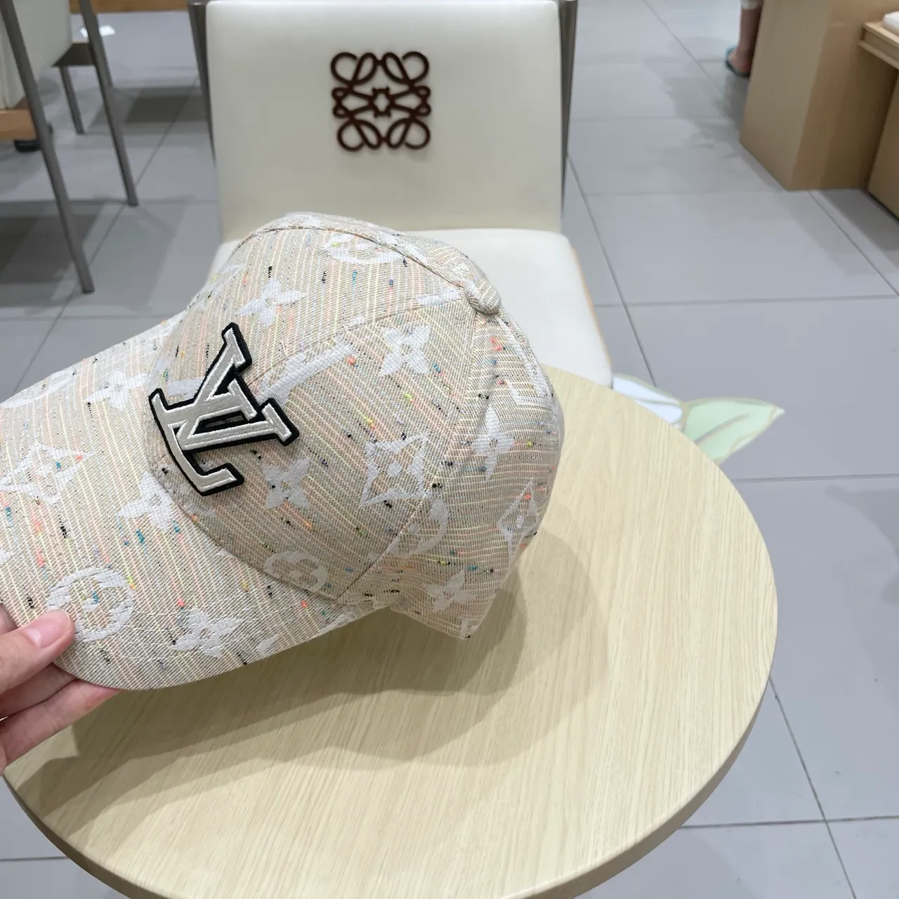 Louis Vuitton Monogram Jacquard Confetti Speckle बेसबॉल कैप 5