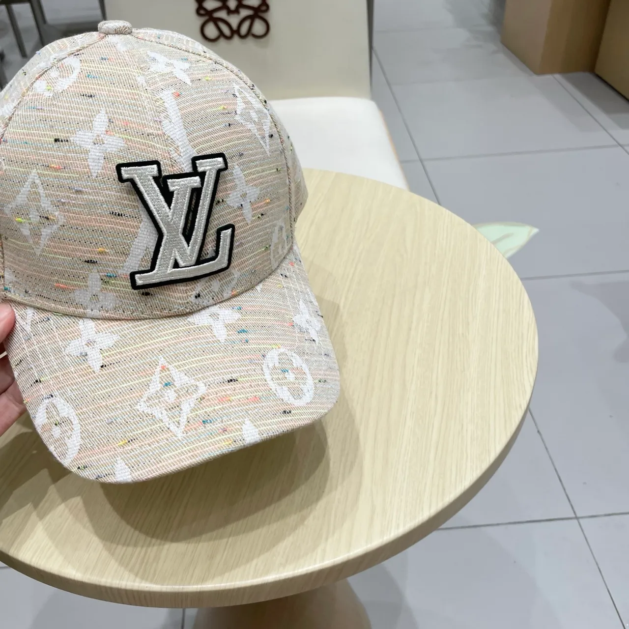 Louis Vuitton Monogram Jacquard Confetti Speckle बेसबॉल कैप 7