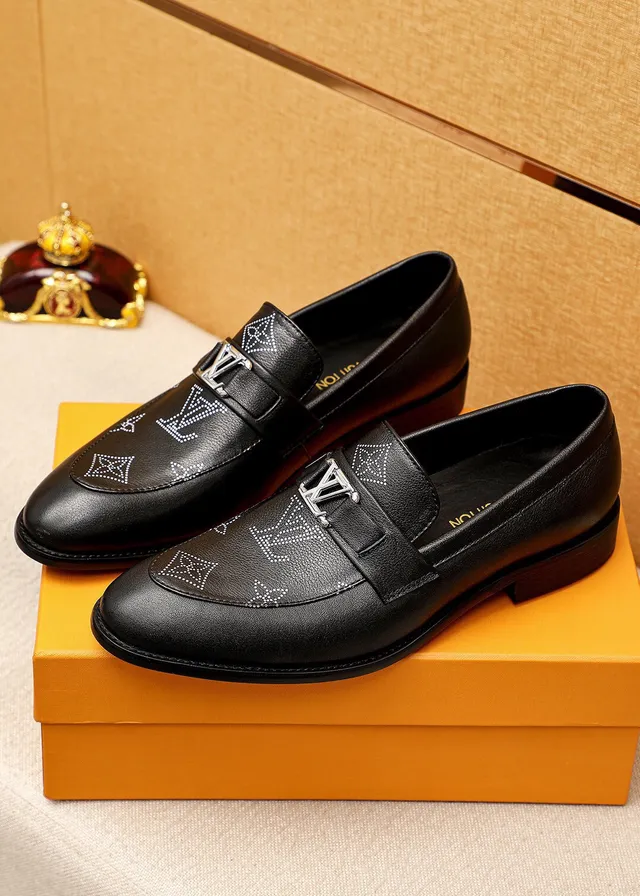 Louis Vuitton Monogram-Studded Buckle Strap Loafers 2