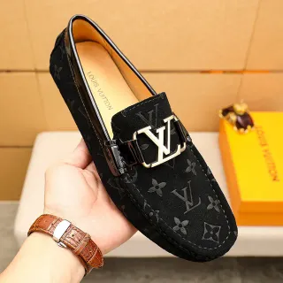 Louis Vuitton Monogram স্যুড LV বাকল লোফার