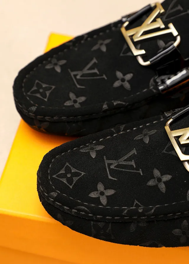 Louis Vuitton Monogram Suede LV Buckle Loafer 6