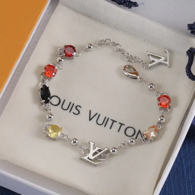 Louis Vuitton Monogram World Tour Beaded Chain Bracelet 5