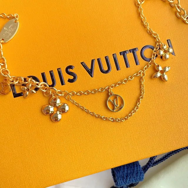 Louis Vuitton Multi-Charm Chain Bracelet Gold Bracelet 5
