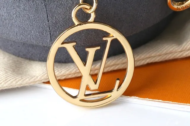 Louis Vuitton Multi-Charms Keychain Gold Metal Pendant Bracelet 4