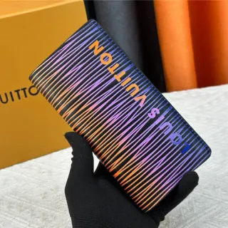 Louis Vuitton Multicolor Gradient Stripe Long Wallet