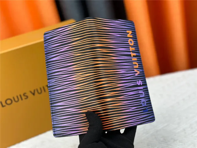 Louis Vuitton Multicolor Gradient Stripe Long Wallet 2