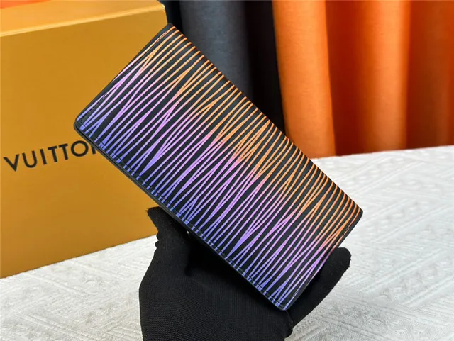 Louis Vuitton Multicolor Gradient Stripe Long Wallet 9