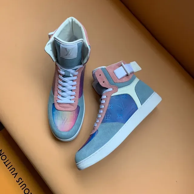 Louis Vuitton Multicolor High-Top Gradient Lifestyle Sneakers 1