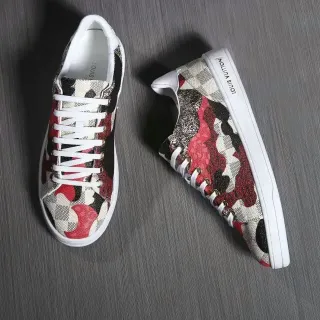 Louis Vuitton Zapatillas Lifestyle Multicolor Blanco Low-Top con Cordones