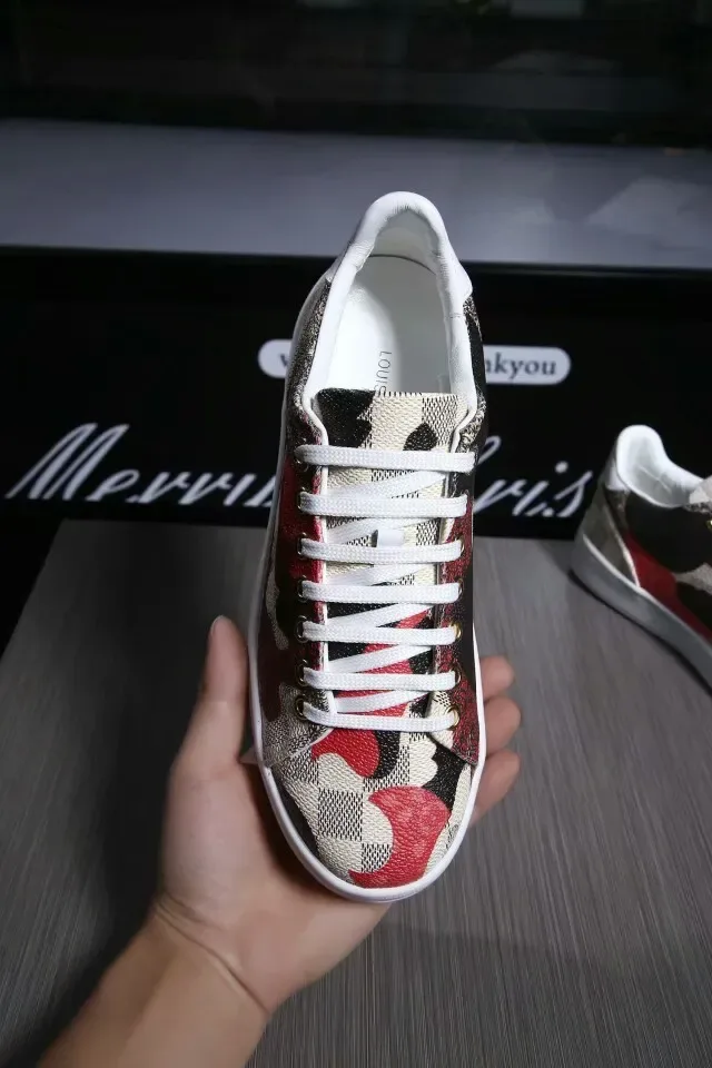 Louis Vuitton Multicolor White Low-Top Lace-Up Lifestyle Sneakers 5