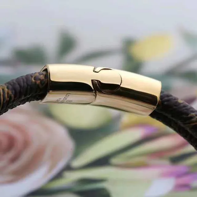Louis Vuitton Petite Malle Trunk Charm Double-Wrap Monogram Bracelet 2