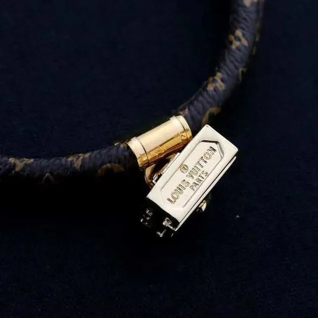 Louis Vuitton Petite Malle Trunk Charm Double-Wrap Monogram Bracelet 3