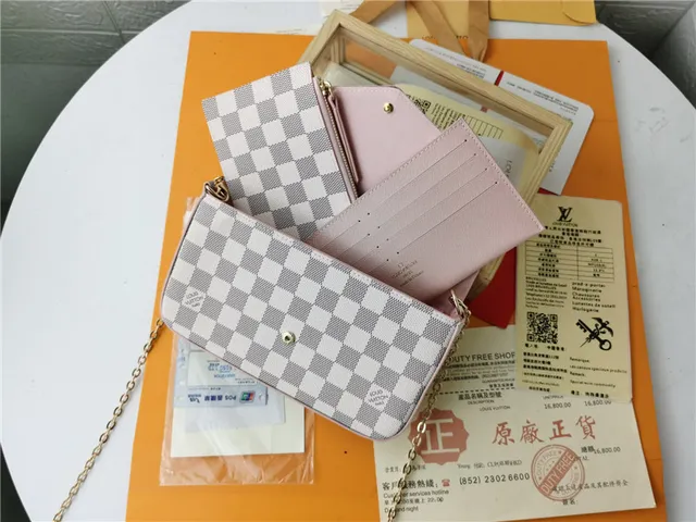 Louis Vuitton Pochette Accessoires Brown Red Envelope-Flap Monogram Print Long Wallet 12