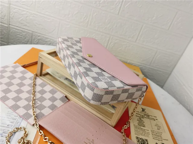 Louis Vuitton Pochette Accessoires Brown Red Envelope-Flap Monogram Print Long Wallet 14