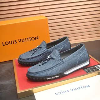 Louis Vuitton Run Away নীল ধূসর টেক্সচার্ড লোফার