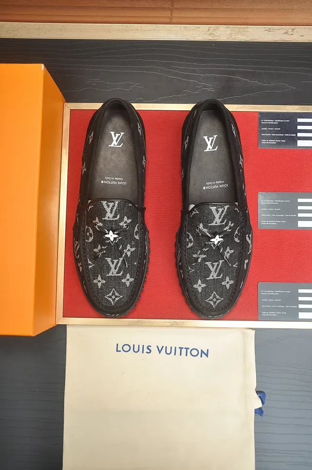 Louis Vuitton Run Away Monogram Black Loafers 5