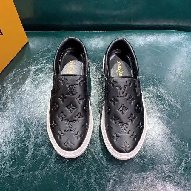 Louis Vuitton Run Away Monogram Embossed Slip-On Lifestyle Sneakers 2