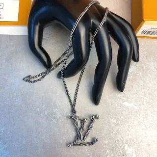 Louis Vuitton Snake Monogram Pendant Necklace