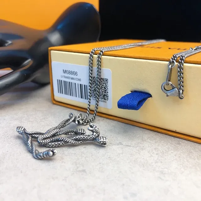 Louis Vuitton Snake Monogram Pendant Necklace 2